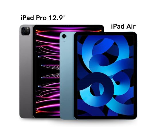 Comparativa  iPad Pro 12.9 vs iPad Air